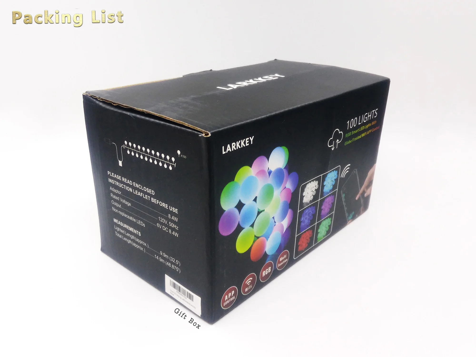 Smart9 струнный светильник на Рождество, умный RGB светодиодный 100 светильник s Wi-Fi подключение, Smart Life APP дистанционное управление, питание от TuYa