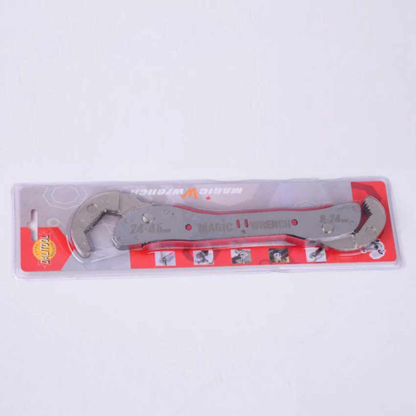

Adjustable Magic Wrench Multi-function Purpose Spanner Tools 9-45mm Universal Wrench Pipe Home Hand Tool Quick Snap Grip