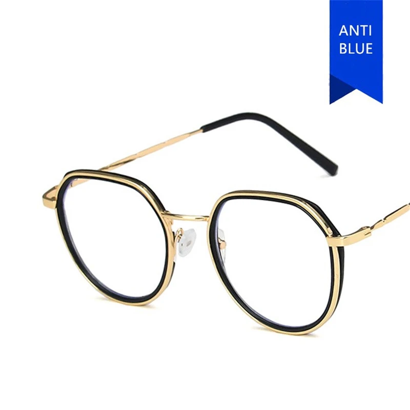 

China factory cheap promotion Adult eyeglasses frame unisex brand designer computer anti blue light blocking glasses AB016