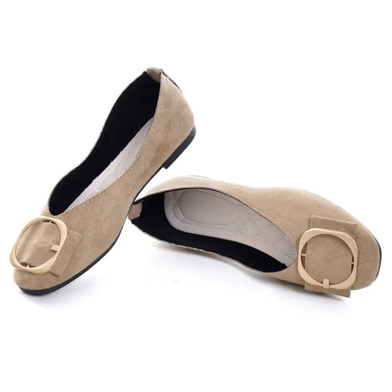 SAILING LU/Элегантные женские балетки на плоской подошве с металлическим украшением