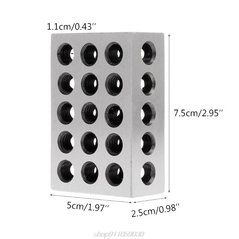 

2pcs Hardened Steel Ultra Engineers Blocks Precision 1" x 2" x 3" Milling Tool J12 21 Dropshipping