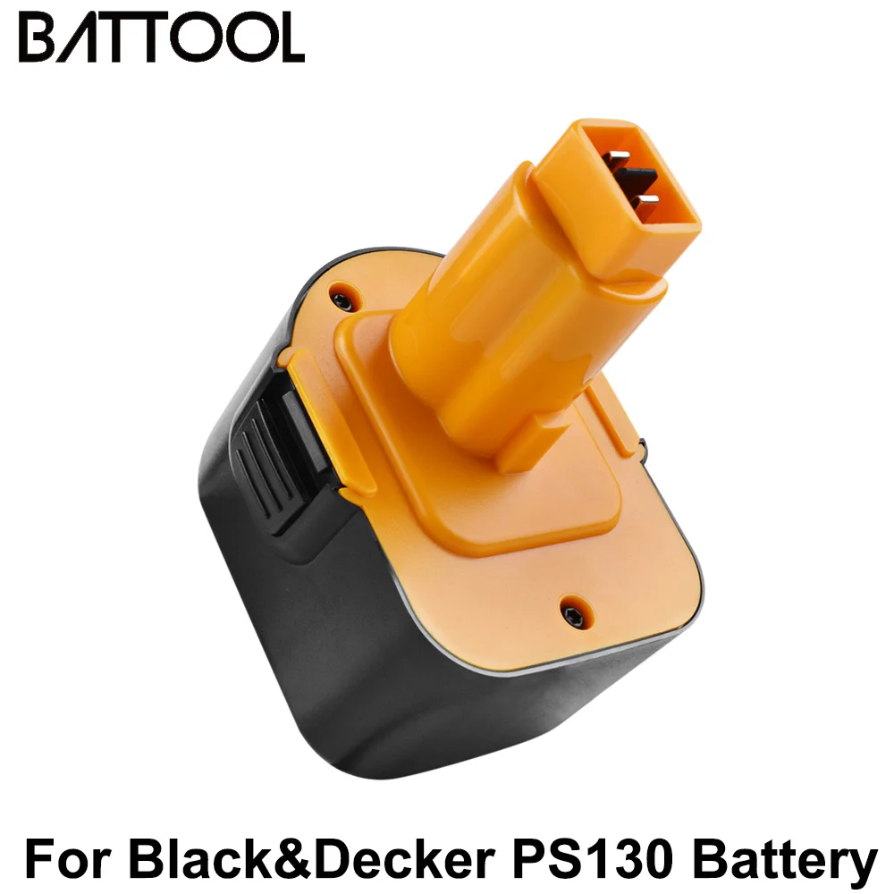 Batcool Замена 12В 3.5Ah для Black &amp Decker PS130 PS130A батарея электроинструмента A9252 A-9252 A9275 A-9275