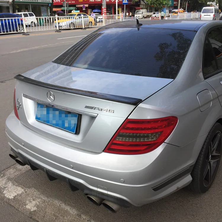 Спойлер для Mercedes Benz W204 C280 C200 C260 C300 AMG из АБС пластика спойлер багажника заднего