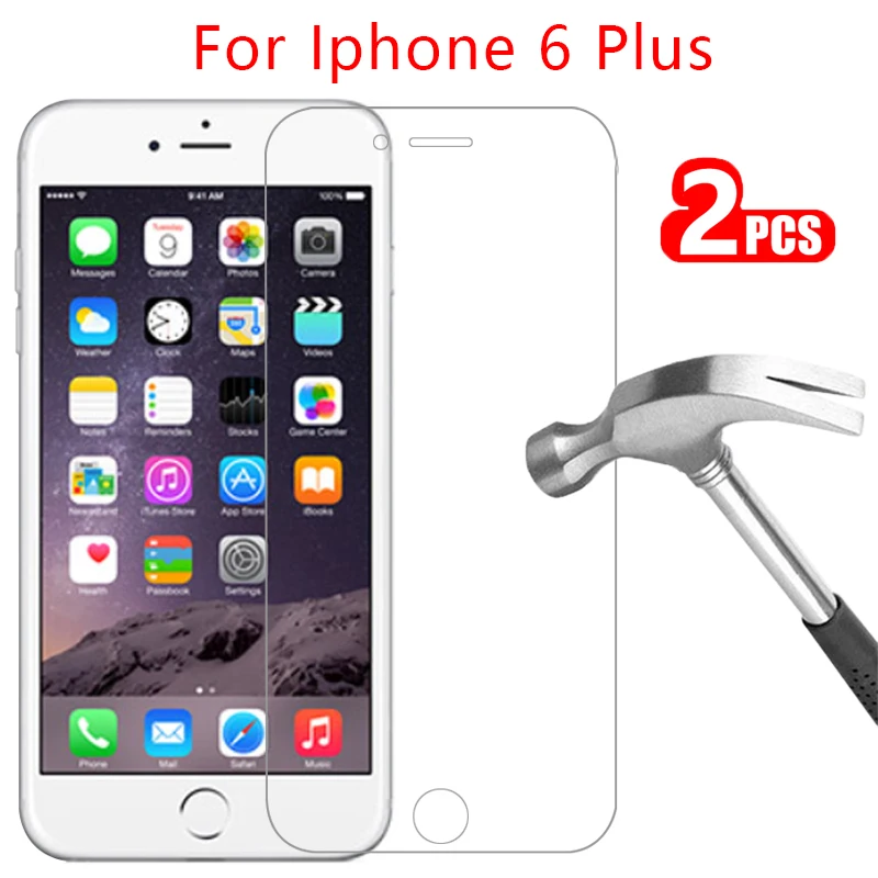 

protective glass for apple iphone 6 plus screen protector tempered glas on i phone 6plus safety film iphon aphone ifone aiphone