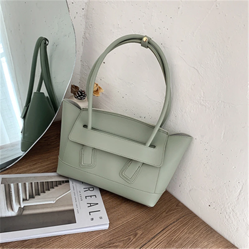 

Simple Large Capacity Shoulder Bag 2020 Ladies Luxury Leather Handbags Designer Clutch Bags High Quality Bolsa de hombro