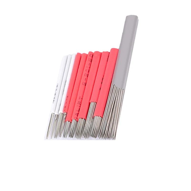 50PCS Microblading Shading Needle 3/5/7/9/12/17/19/30/40Round For Eyebrow Tattoo Manual Semi Permanent Makeup Fog Blades | Красота и