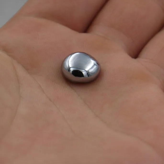 Зеркальная поверхность круглая благородная металлическая осмиевая жемчужная