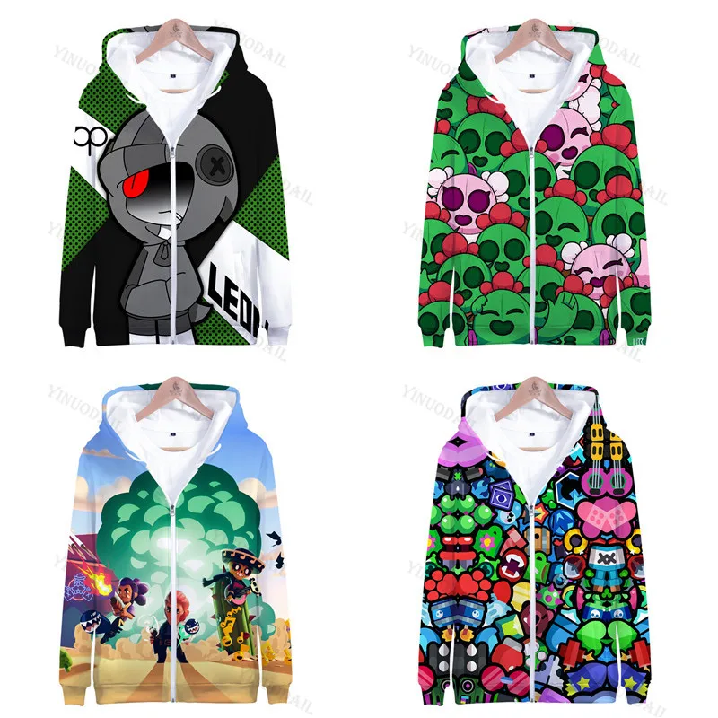 

Kids Zipper Hoodies Shooting Game 3D Print Shooter Hero Hoodie Sweatshirt Boys Girls Harajuku Cartoon Jacket Tops Teen Clothes