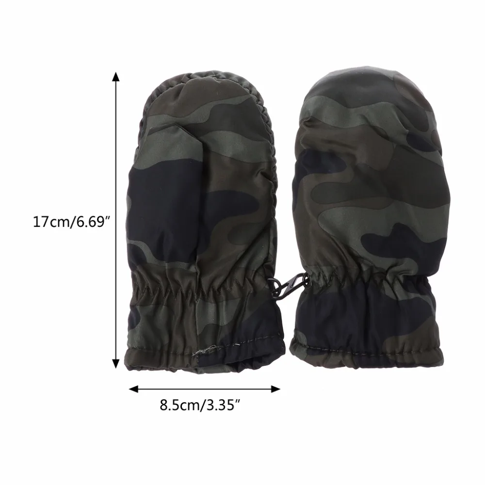2-5Y Kids Winter Warm Gloves Children Boys Girls Snow Snowboard Ski Outdoor Waterproof Windproof | Детская одежда и обувь