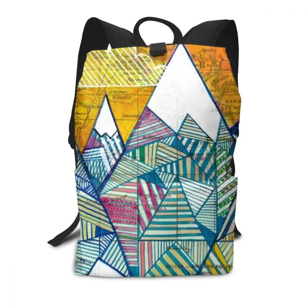 

Geometric Print Backpack Geometric Print Backpacks Teen University Bag Multifunctional Men's - Women's Bags