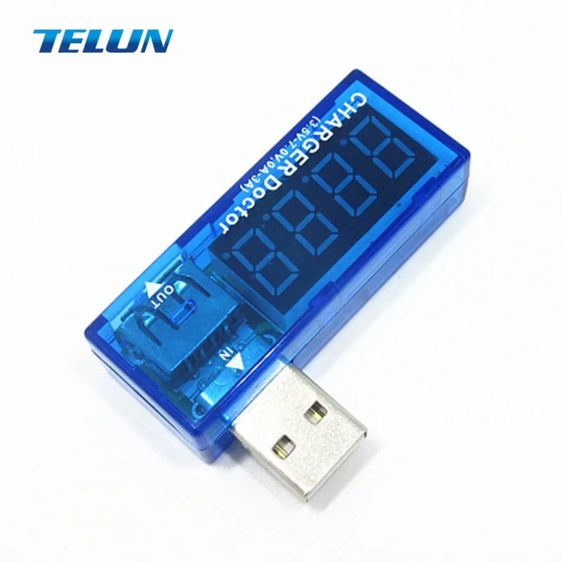 Солнечная зарядка USB ток/детектор напряжения детектор мобильный телефон тестер