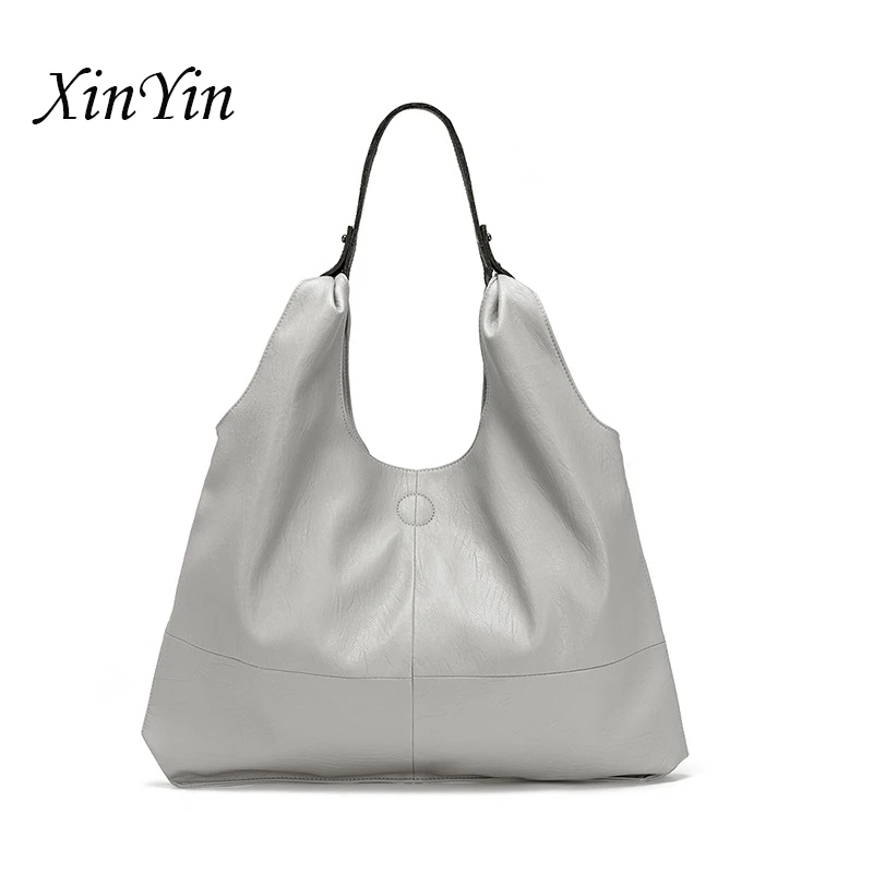 

Soft bags for women 2019 tas elegant tote bag large white handbag tassen schoudertas dames sac main femme shoulder Bag