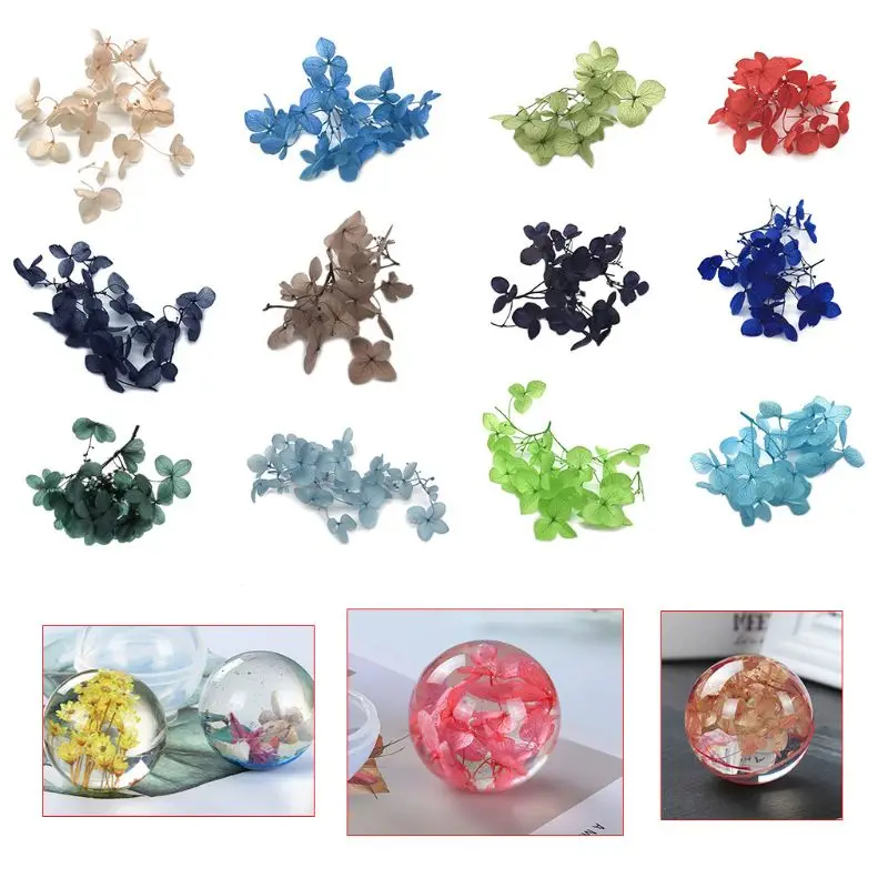 1 коробка сухого цветка DIY изделия из эпоксидной смолы ручной работы наполнитель