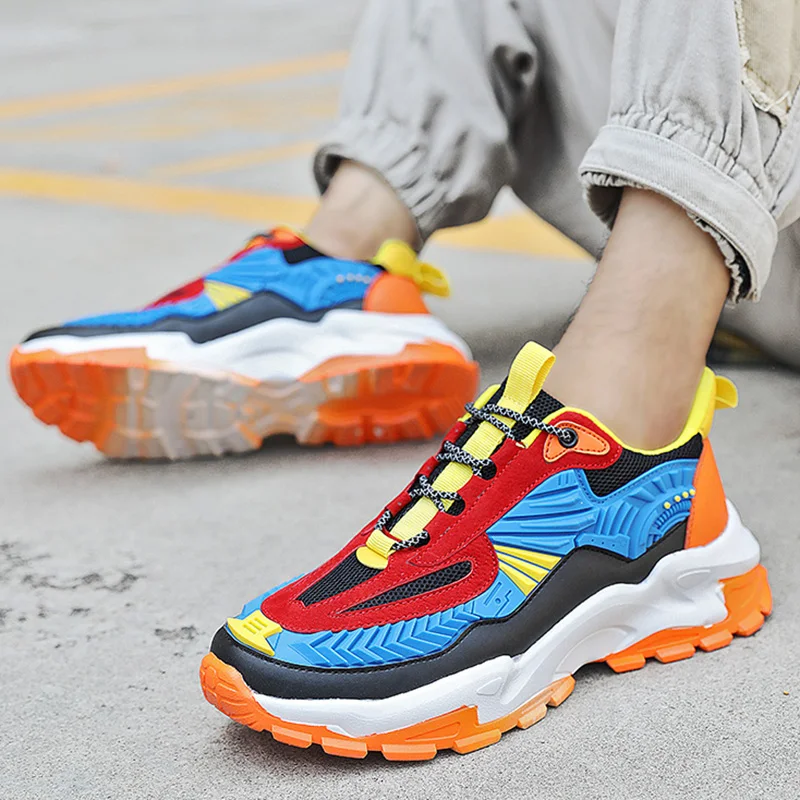 Мужские кроссовки для бега модная спортивная обувь улицы и культуры мужская