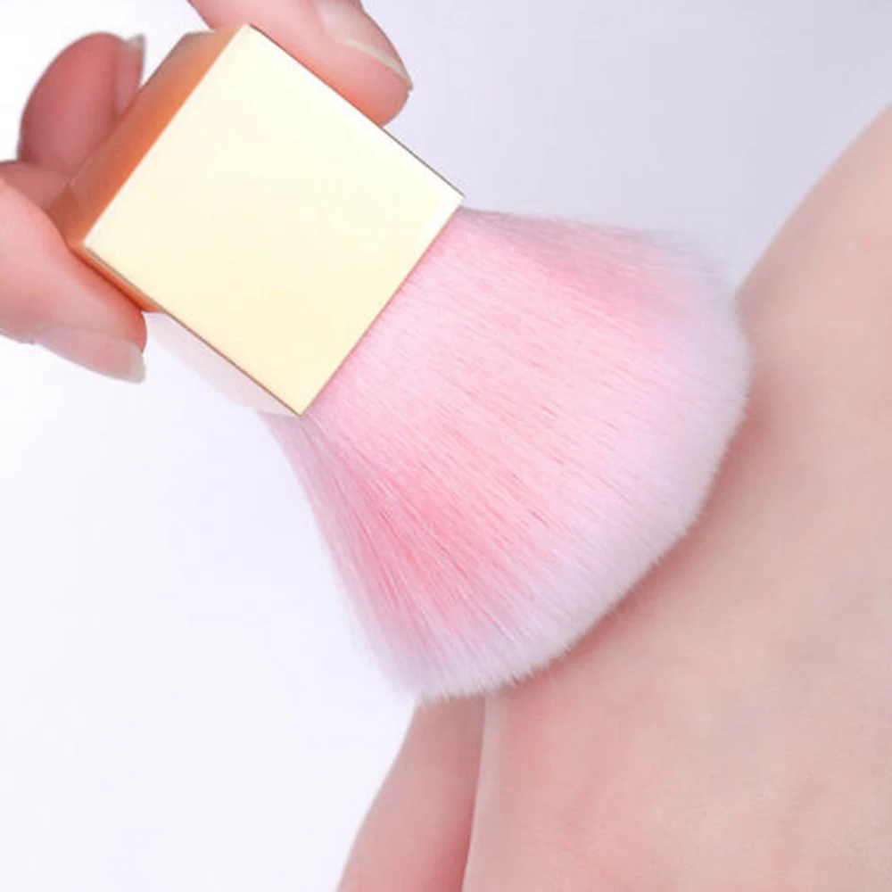 НОВАЯ щетка для смахивания пыли с ногтей квадратная ручка щеточка чистки