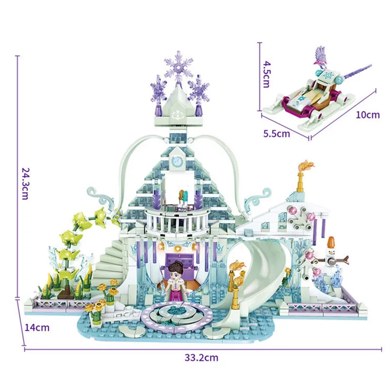 

Best friend Blocks Friends Hotel Building Blocks Girls Princess Palace Brick Friends Castle Children Gift