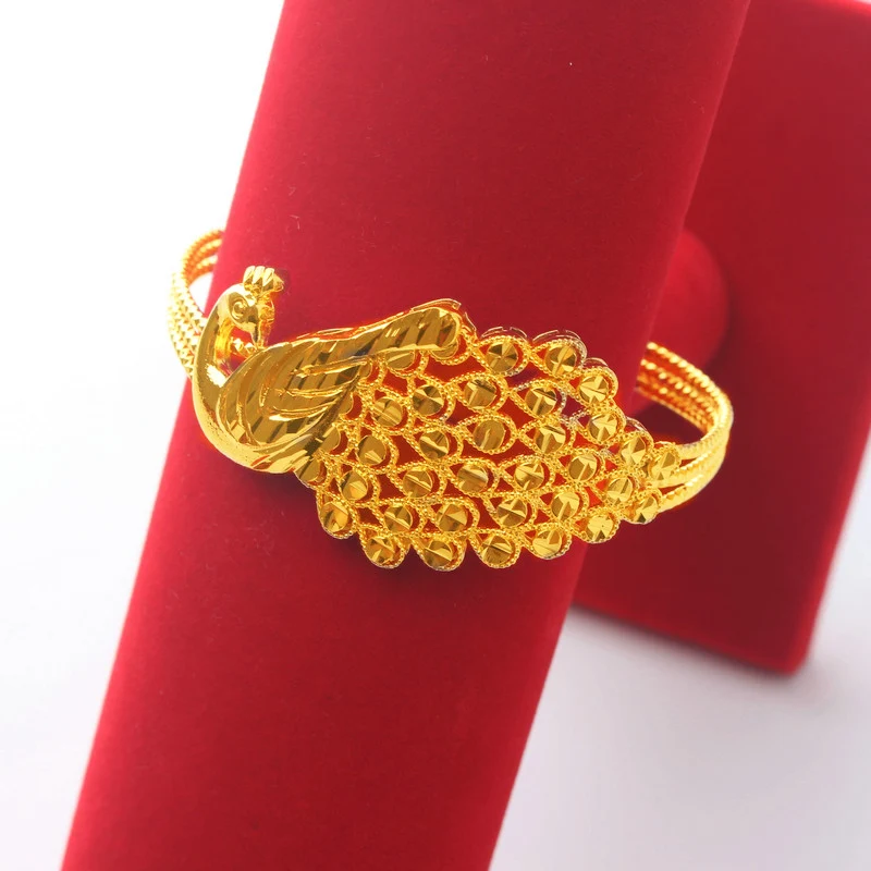 Женский золотистый браслет с подвесками в стиле Феникса | Украшения и аксессуары