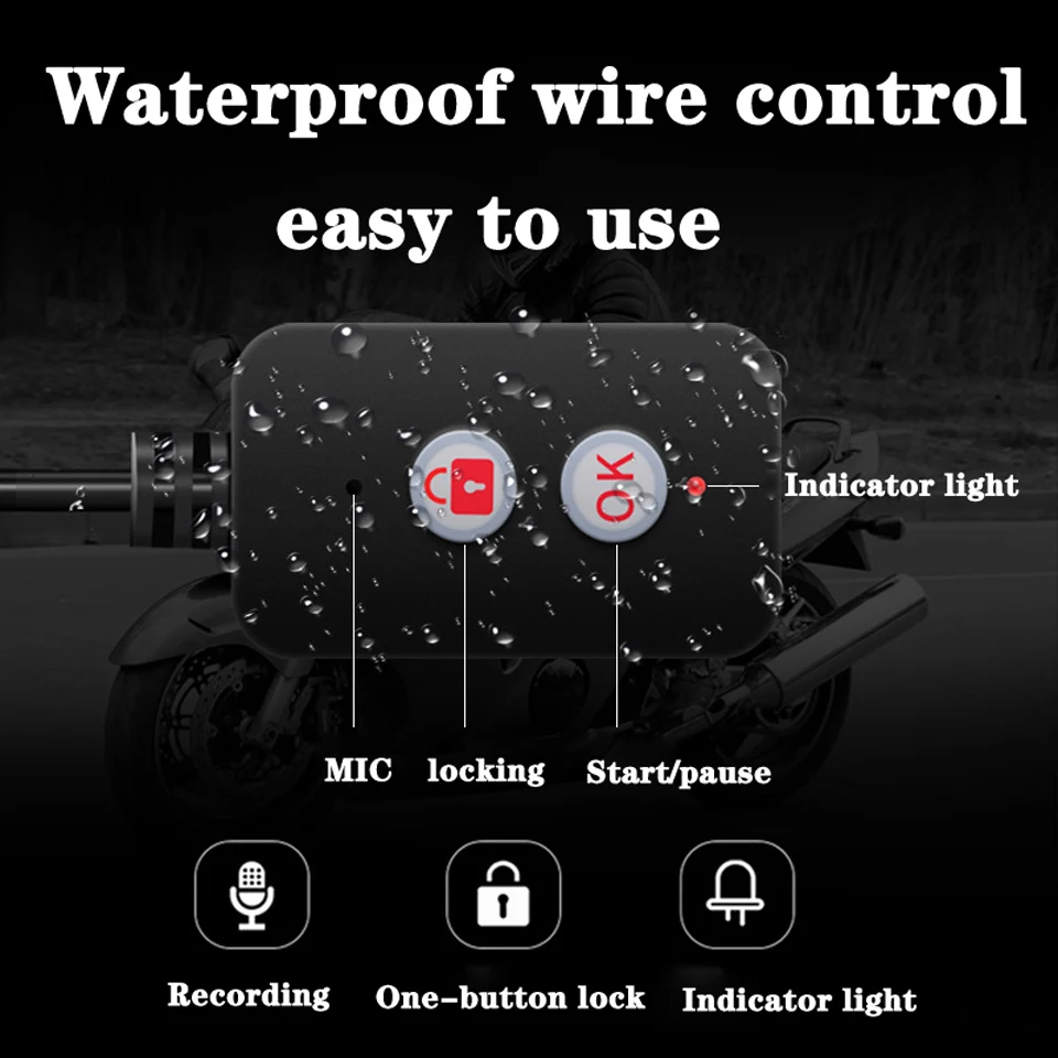 Wifi gps экшн-камера на мотоциклетный шлем рекордер Цифровой видеорегистратор передний задний двойной объектив водонепроницаемый мотоцикл камера ночного видения
