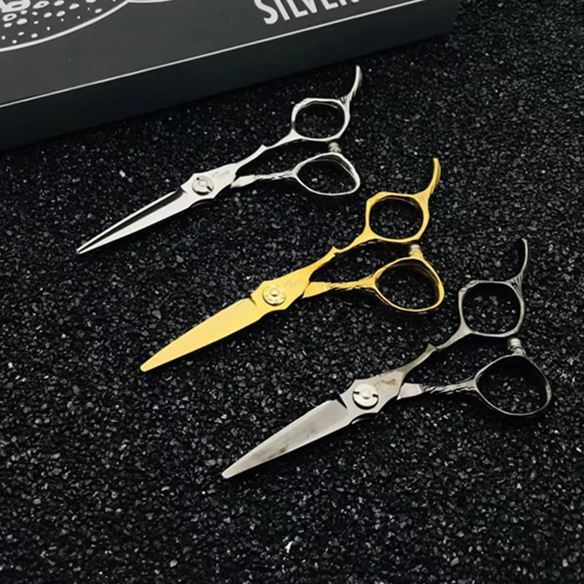 

5 Professional Hair Salon Structure Scissors Set Cutting Barber Haircut Thinning Shear Scissors Hairdressing Hair Tools Scissors