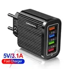 48W QC 3,0 4 USB порта EUUS вилка Быстрая Зарядка телефона быстрое зарядное устройство адаптер