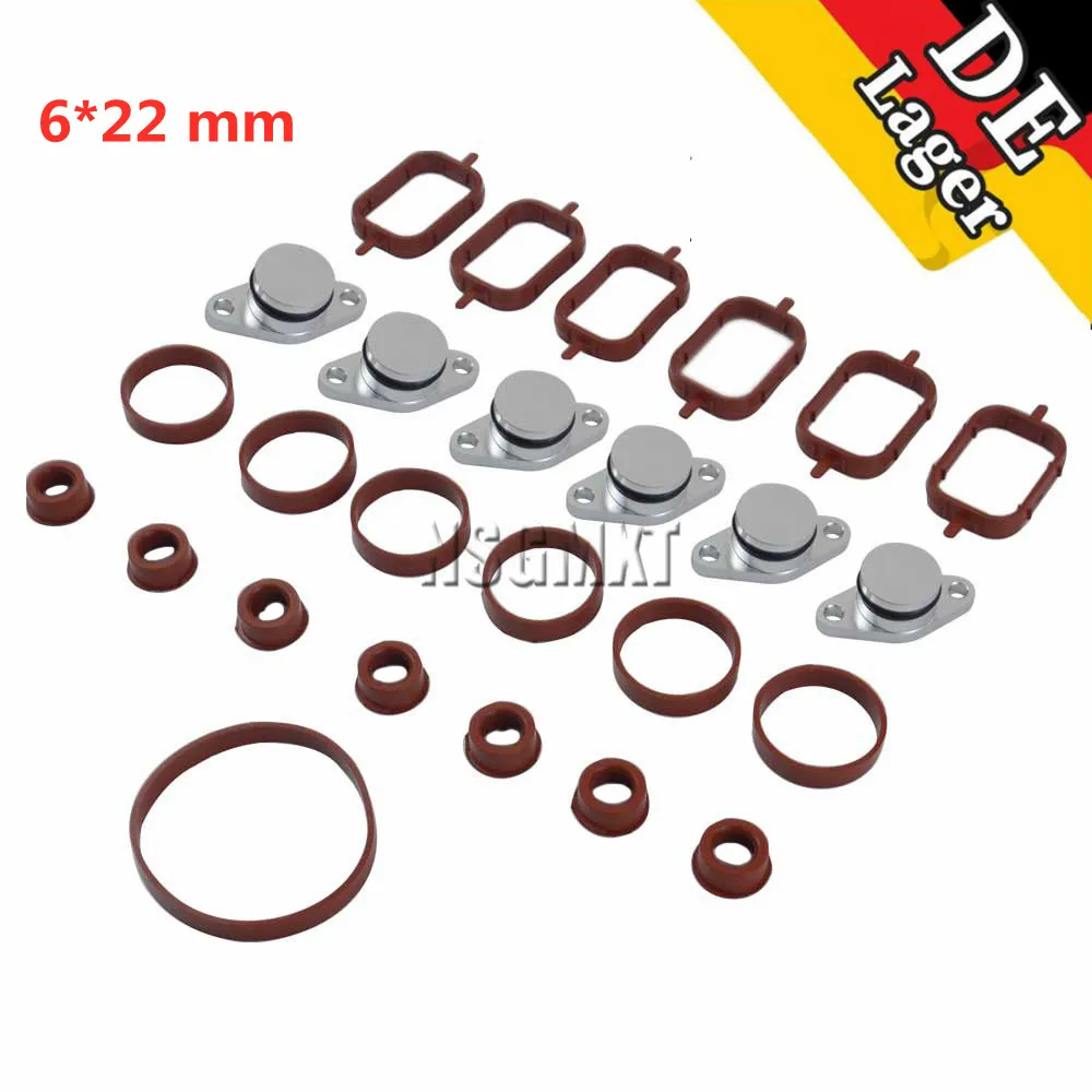 AP03 6*22 мм впускной коллектор комплект для ремонта вихревая заслонка BMW E87 E38 E39 E46 E60