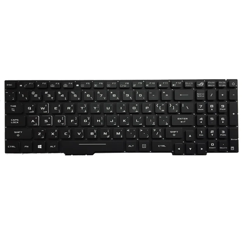 Арабская клавиатура для ноутбука ASUS GL753 GL753V GL753VE GL753VD AR с подсветкой | Компьютеры и
