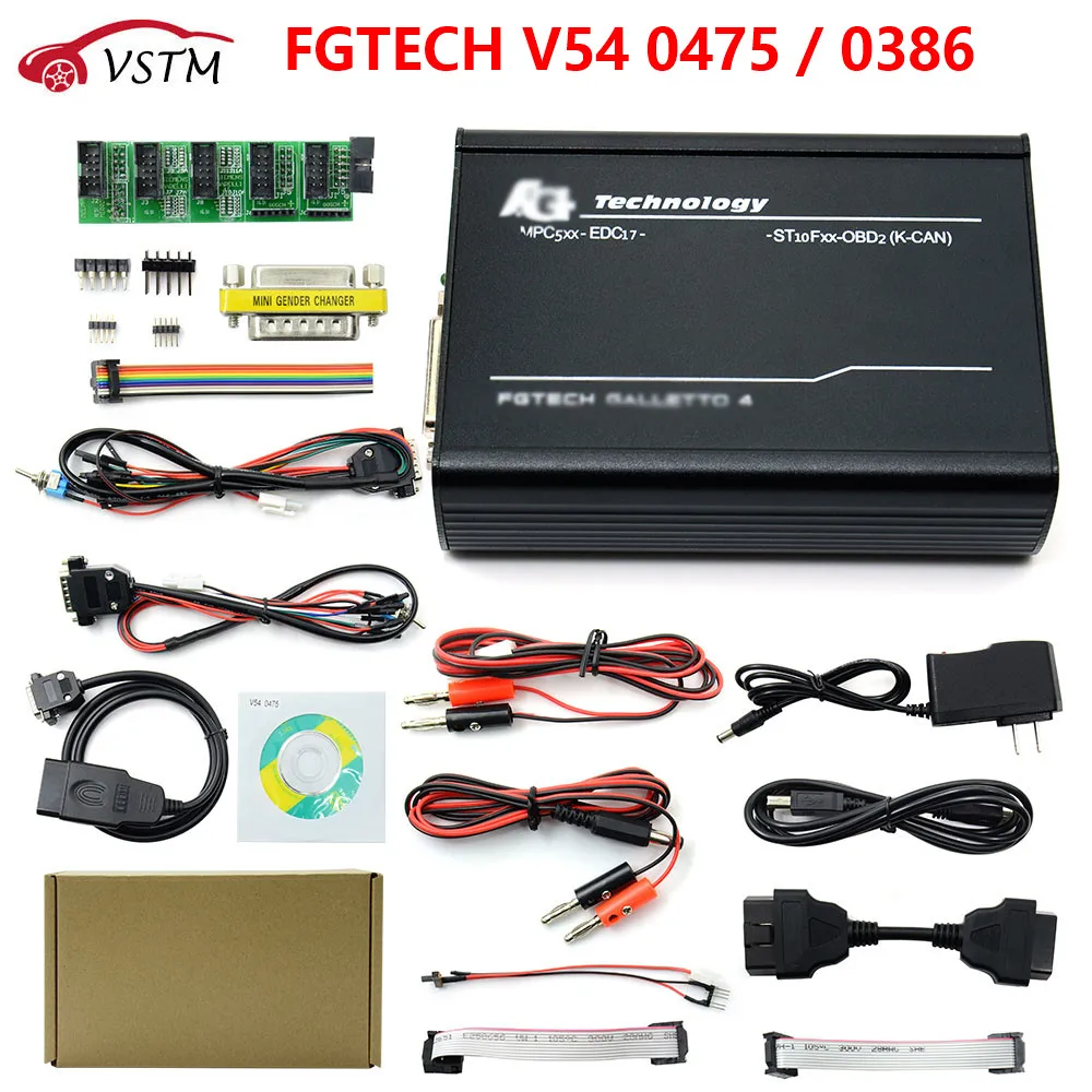 FGtech VD300 V54 0386 0475 Galetto 4 Мастер-код сканер ECU чип Тюнинг инструмент FG Tech v54 BDM-TriCore OBDII Поддержка BDM