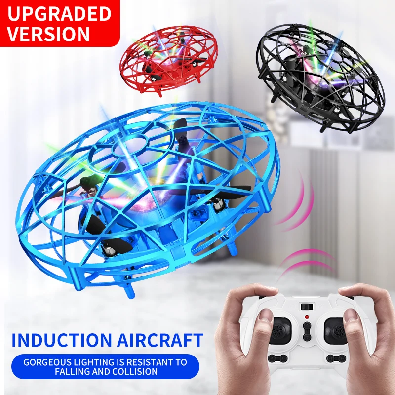 

Ufo 3s Hand-sensing Parent-child Interaction Mini Drone With Remote Control Aircraft Electronic Model Children's Small Top Toy