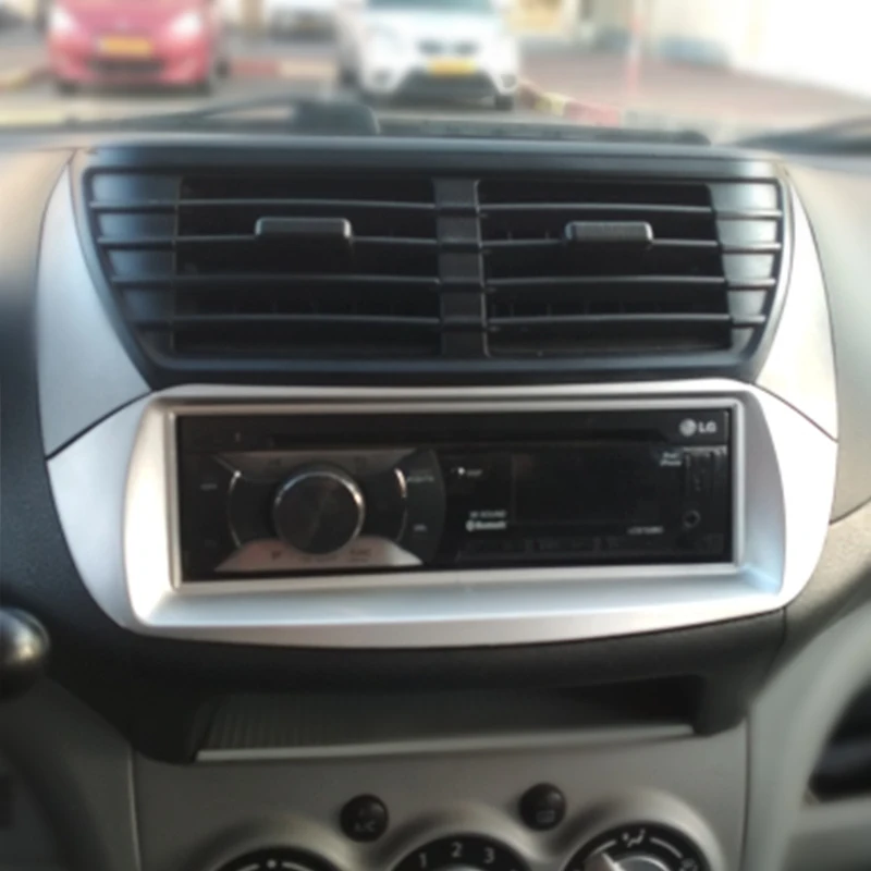 Для Suzuki Alto Nissan pixo 2008+ Автомобильная Радио фасции стерео 1 din тире готовый костюм установка рамки DVD Радио лицевая пластина объемное весло