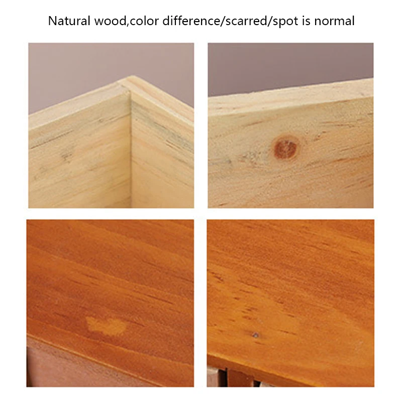 Ретро деревянный ящик для хранения прикроватный настенный макияж Ювелирные