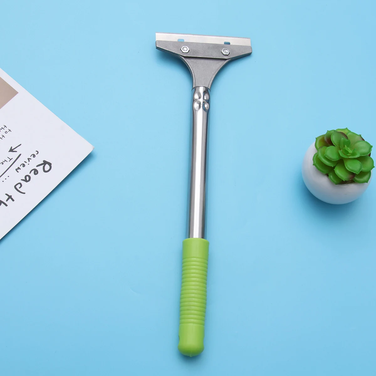 Чистящий скребок с длинной ручкой 1 шт. чистящие средства шпатель для ножей