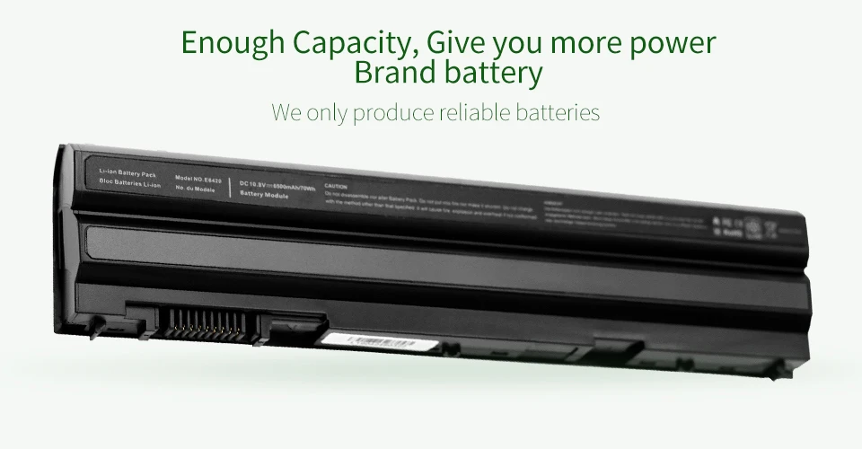 Golooloo 6500 мАч аккумулятор для ноутбука Dell Inspiron 15R(7520) Latitude E5420 E5420 ATG E5420m E5430 E5520 E5520m E5530 E6420