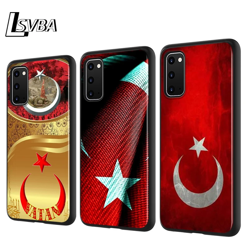 Турецкий флаг силиконовый чехол для телефона Samsung Galaxy S20 Ultra Plus A01 A11 A21 A31 A41 A51 A71 A91