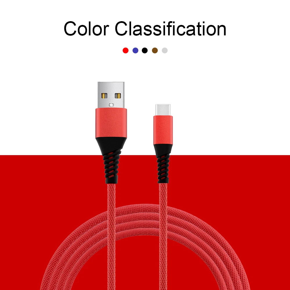 Кабель usb type C 2.1A Быстрая зарядка USB C кабель для передачи данных Usb-C зарядное устройство для samsung S10 S9 S8 кабель type-C для Xiaomi Mi 9 SE 9T Pro