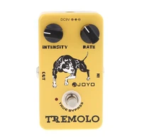 joyo tremolo guitar pedal tremolo stompbox of classic tube amplifiers intensityrate knob tone and vibe adjust easily