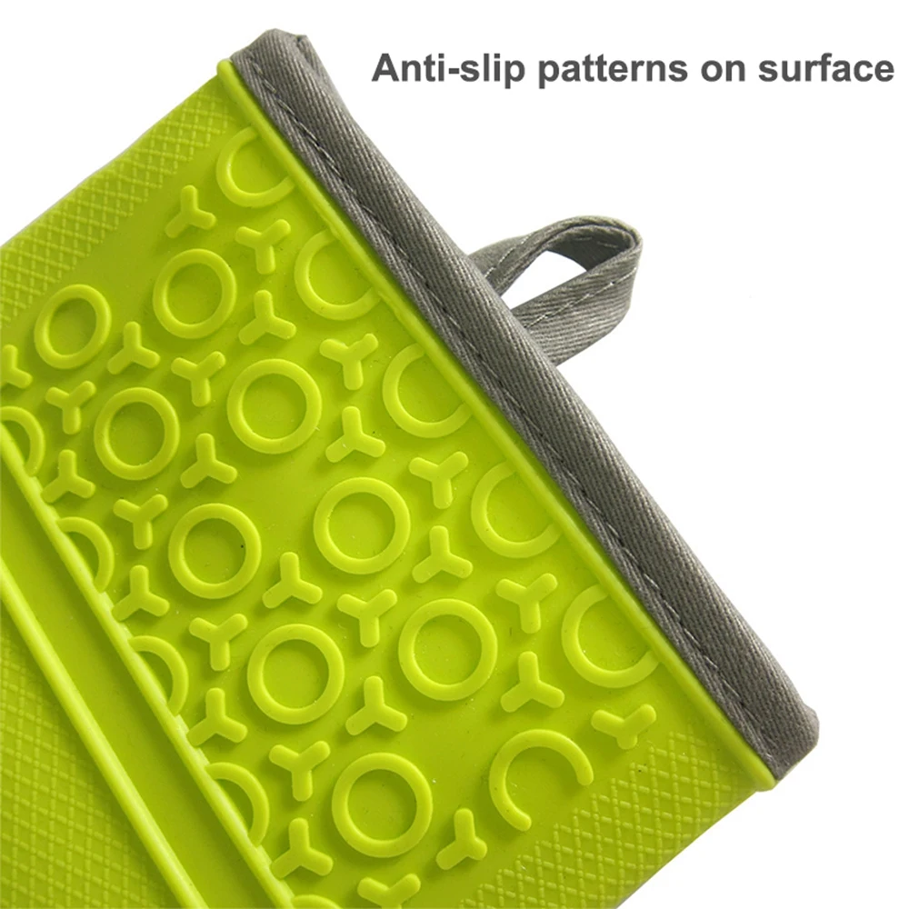 

Silicone Anti-slip Heat Resistant Oven Mitten Kitchen Baking Glove