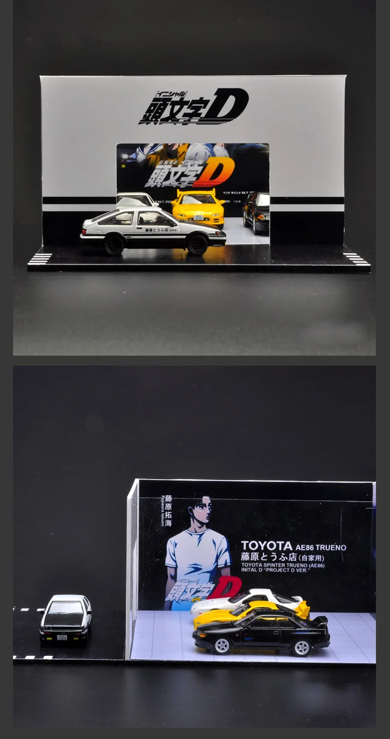 1/64 витрина, витрина, стенд, модель автомобиля, для хранения, Пылезащитная сцена, имитация, украшение, живопись, автомобильные аксессуары, подарки