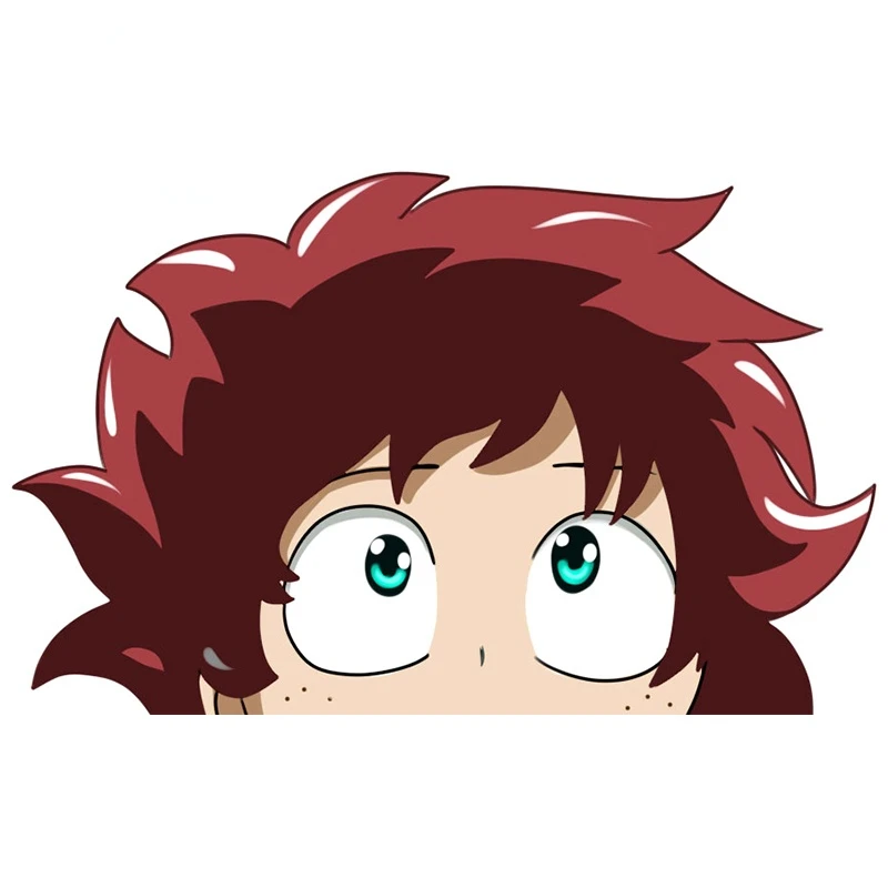 

My Hero Academia Anime Car Sticker Trunk Vinyl Car Wrap Waterproof Air Conditioner VAN Windshield Laptop Motorcycle Decoration
