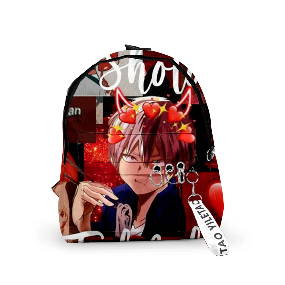 

Классические школьные ранцы My Hero Академия Тодороки, маленькая сумка для мальчиков и девочек, водонепроницаемые Рюкзаки из ткани Оксфорд с ...