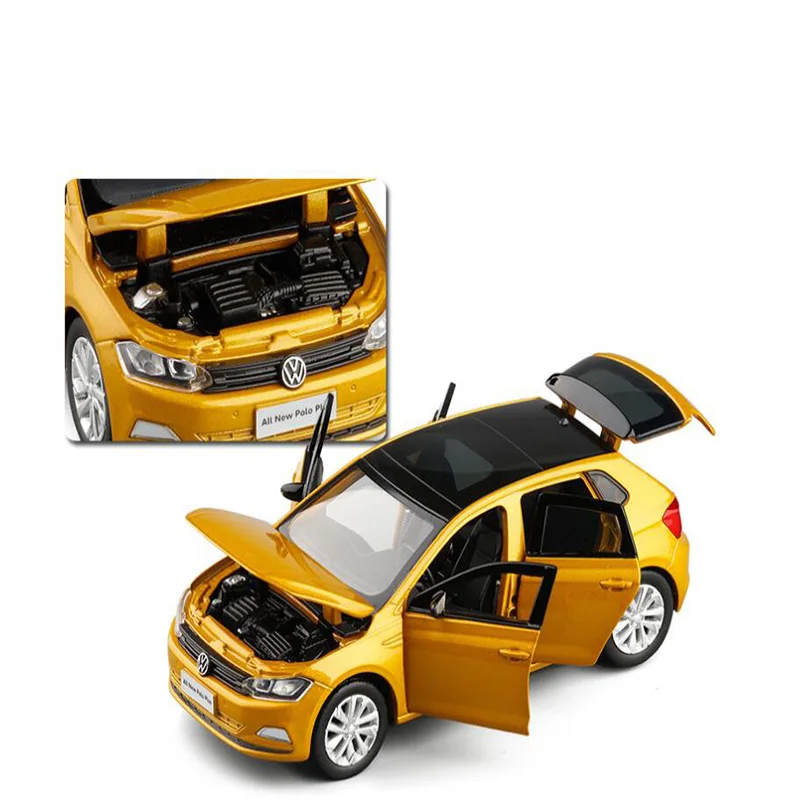 Подарок для мальчика высокая имитация 1/32 металл литье под давлением Volkswagen-Polo