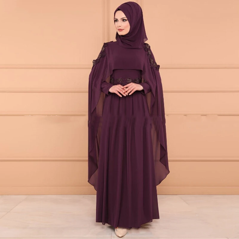 Дубай Абая для женщин djellaba femme abaya коктейльный турецкий Восточный халат из марокена tesettur elbise мусульманское платье исламское платье одежда