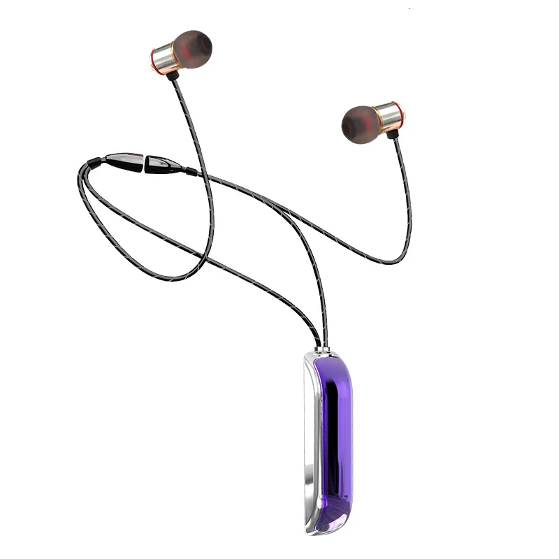 tws Necklace Headset Влюбленные тандем селфи спортивные Bluetooth наушники ожерелье 9D тяжелый бас гарнитура Tws Беспроводные наушники для IPhone Xiaomi - Цвет: tws Necklace Headset