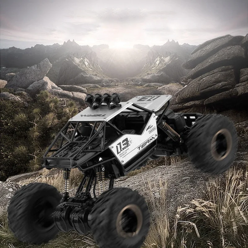 

1:16 Remote Control Car Rc Alloy Climbing Vehicle 4Wd 2.4Ghz Rock Crawler Remote Control Machines Toys for Kids