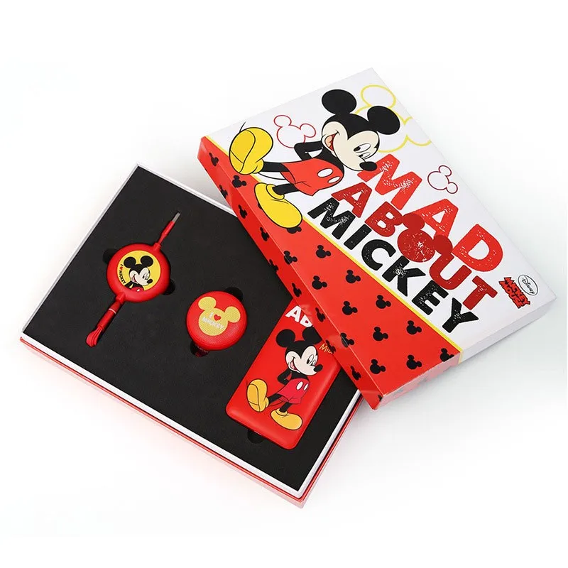 

Disney Wireless BT Speaker Gift Pack with Power Bank 3-In-1 Retractable Data Cable