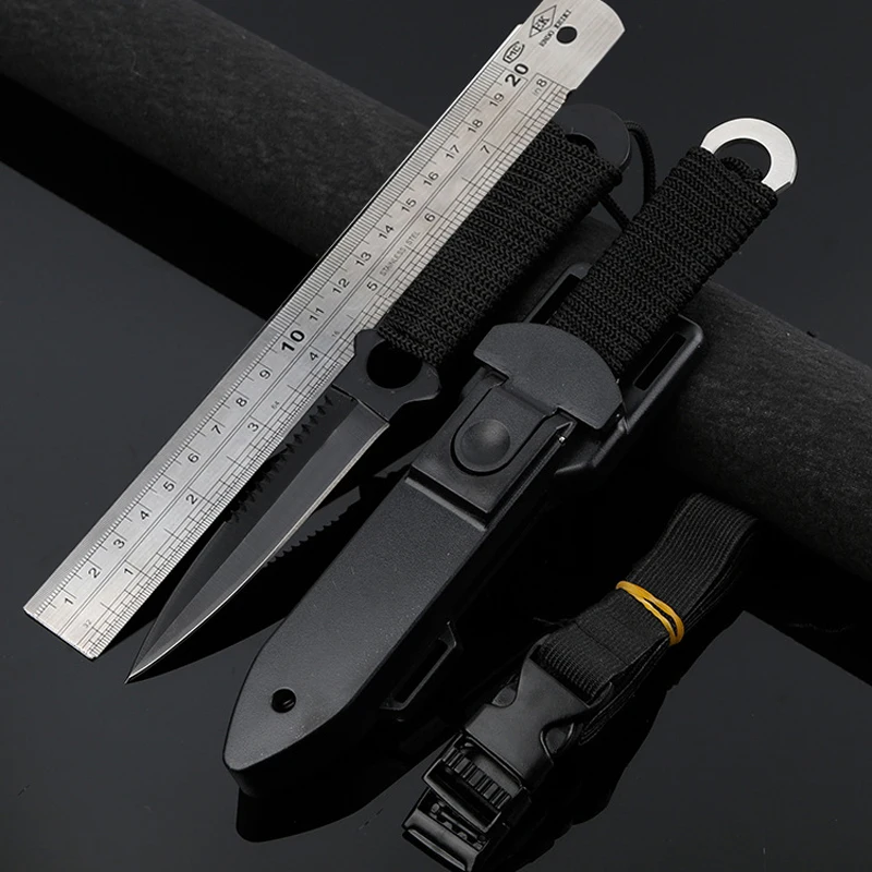 Спасательный нож парашютник в американском стиле галстук для ног искусственное