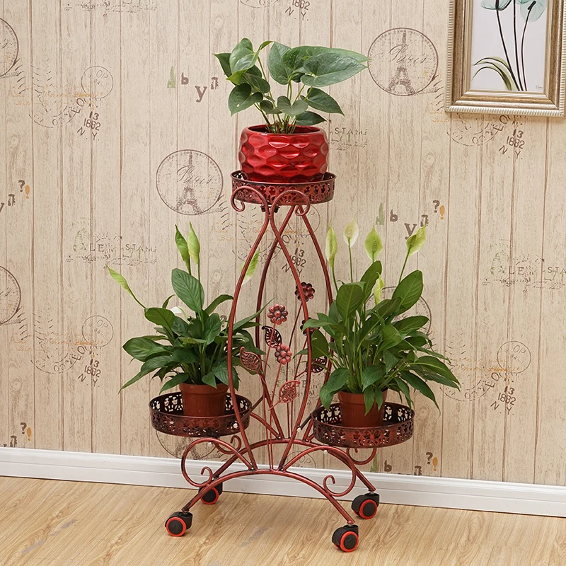 

Multi-storey Balcony Landing Type Indoor A Living Room Thickening Chlorophytum Flowerpot Shelves