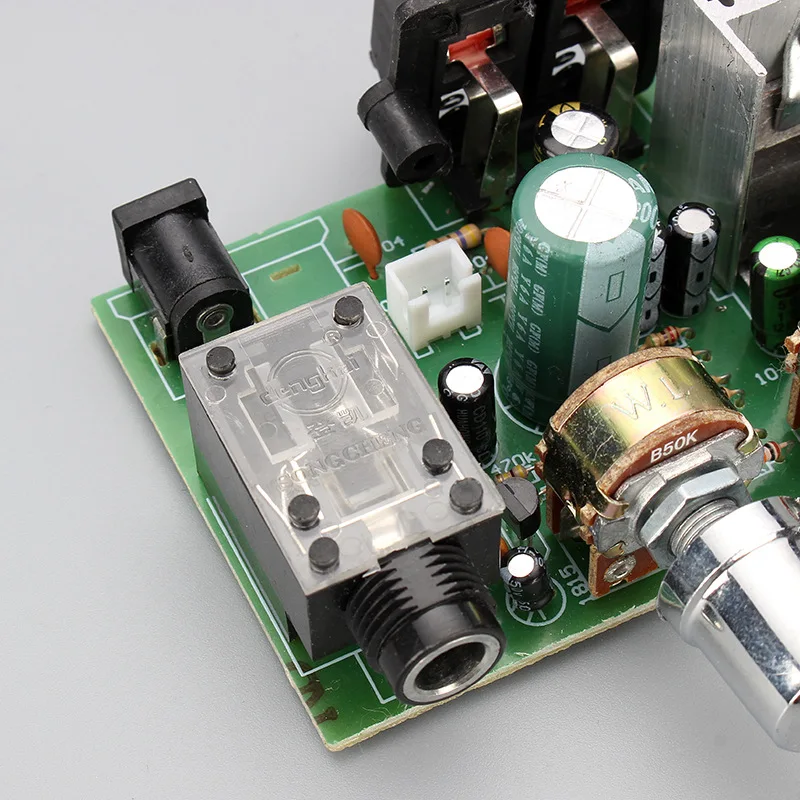 Роман KYYSLB 20Wx2 DC12V PA 2005 2 0 канала небольшой Мощность Плата усилителя мини микрофон