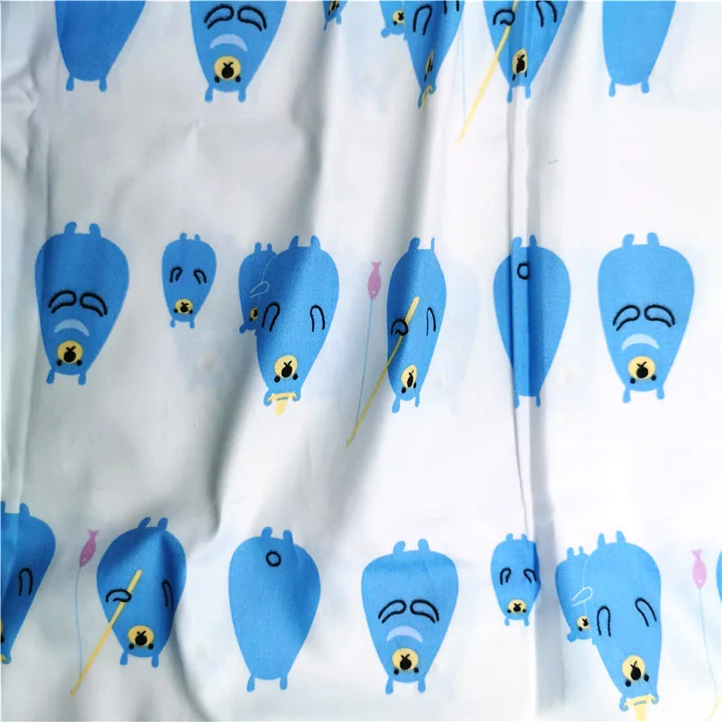 Саржевая ткань для пэчворка с мультяшным принтом хлопковая швейная нить