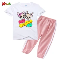 baby girls clothes sets 2020 summer girl clothing me contro te t shirt children suit shitanti mosquito pant casual kids costume