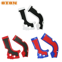 otom 3 color motorcycle frame guard protection cover dirt bike motocross x grip frame guards for honda crf250r 14 17 crf450r 13